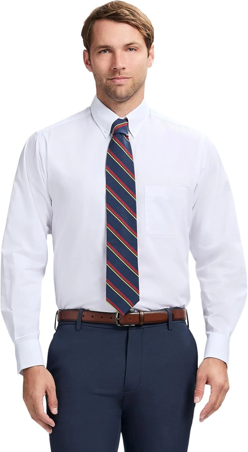 پیراهن مردانه آیزود، آستین بلند، با دکمه و یقه