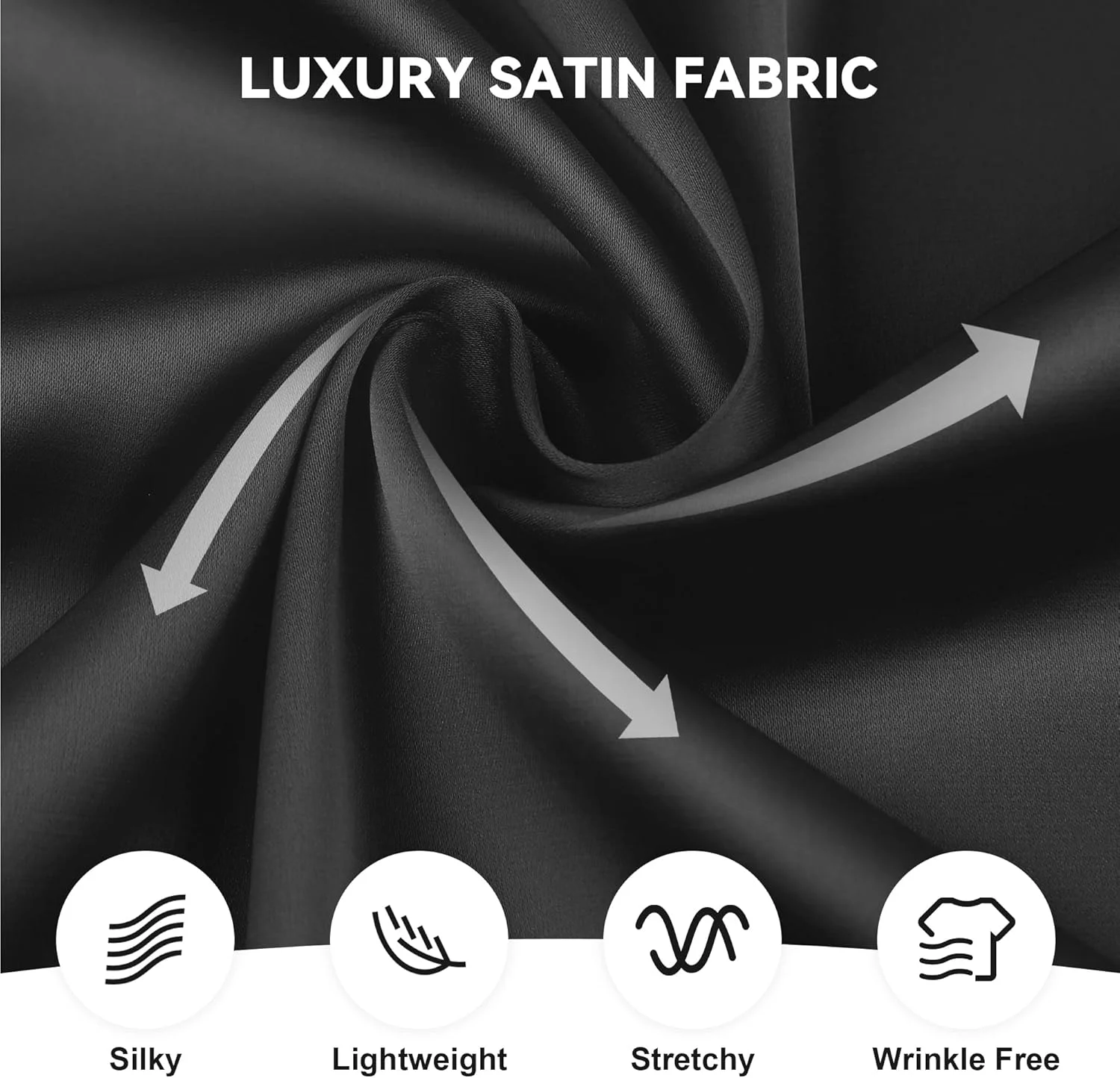 پیراهن مردانه ساتن ابریشمی WARHORSEE آستین بلند دکمه دار مناسب مهمانی، جشن و عروسی