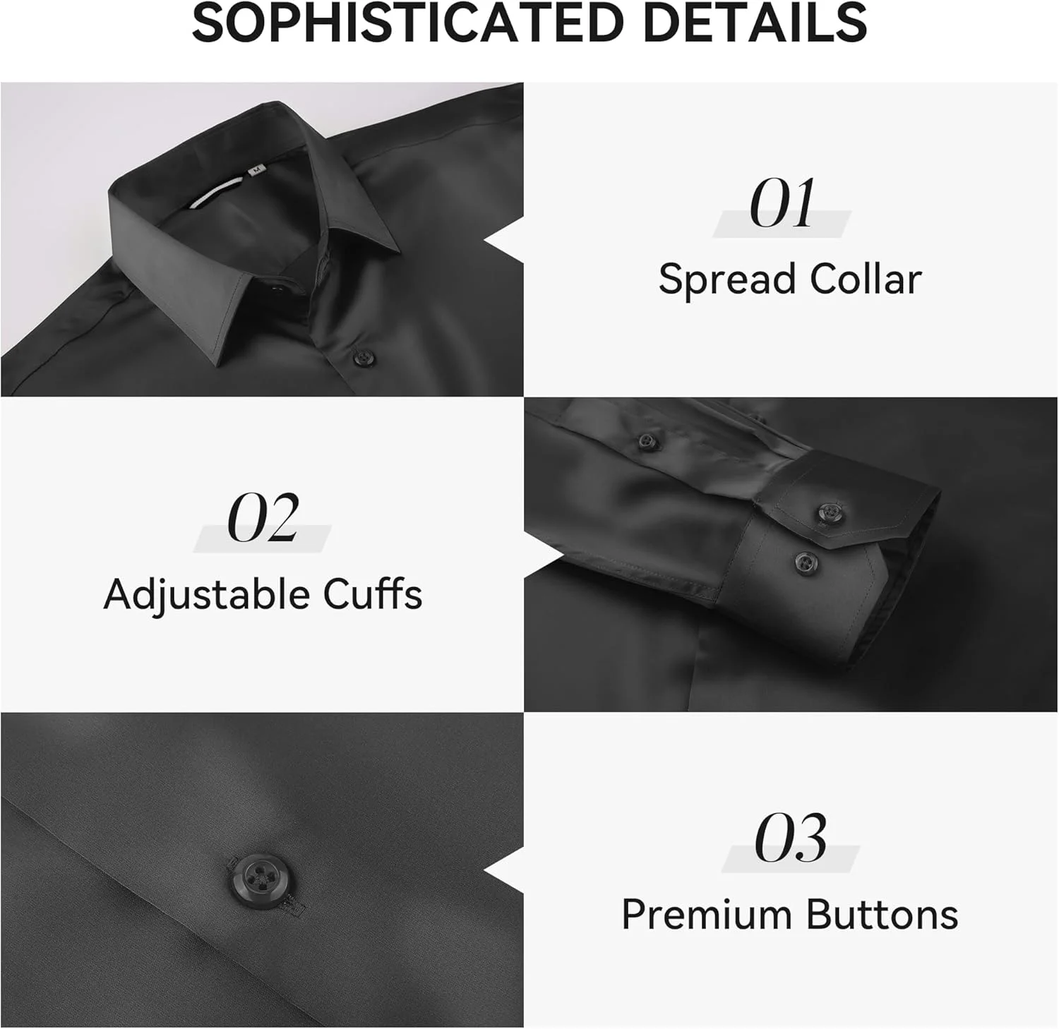 پیراهن مردانه ساتن ابریشمی WARHORSEE آستین بلند دکمه دار مناسب مهمانی، جشن و عروسی