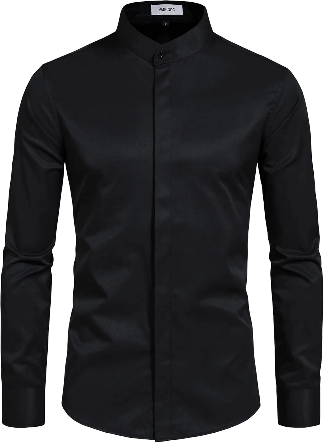پیراهن مردانه یقه دیپلمات آستین بلند، لباس شیک و غیر رسمی