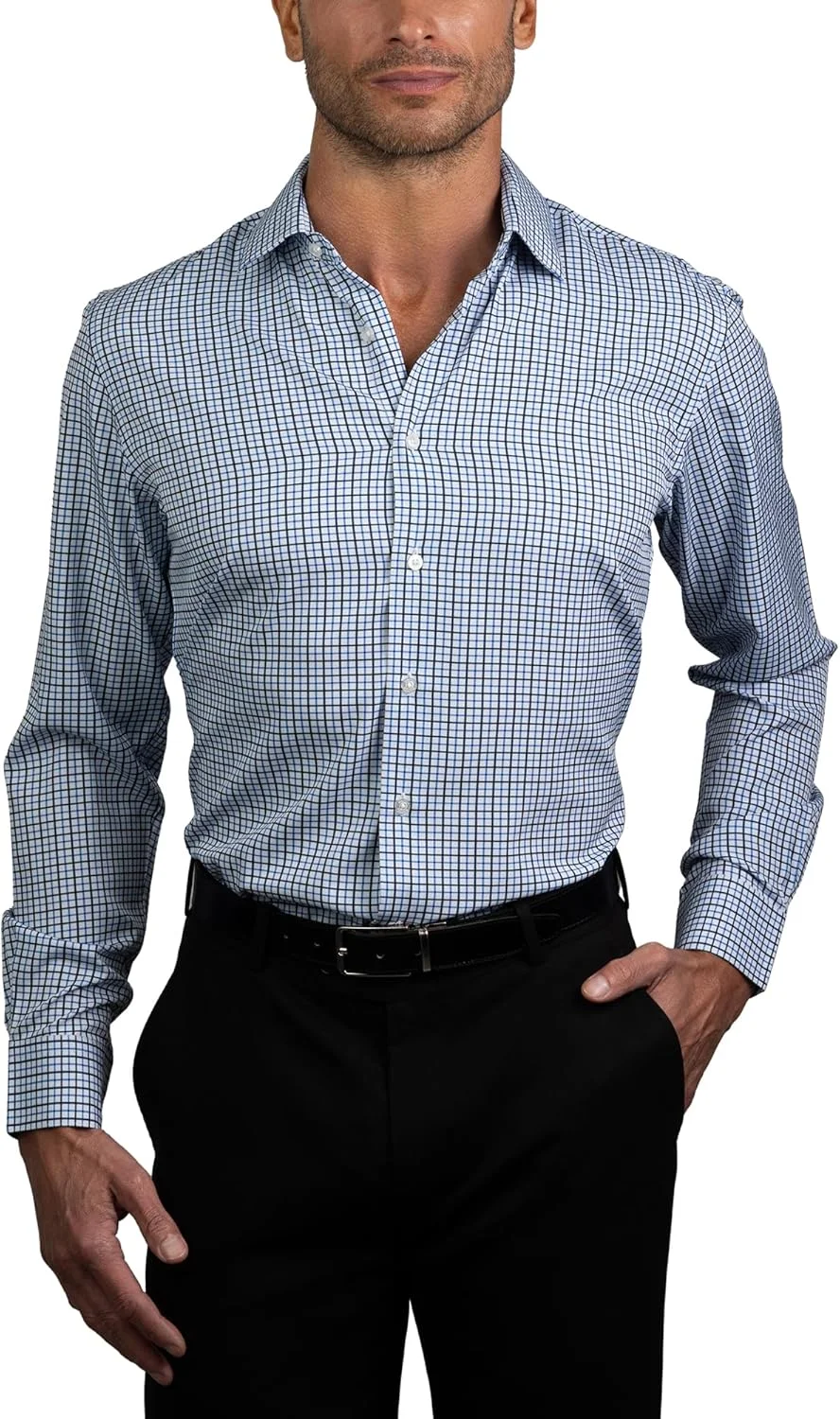 پیراهن مردانه ناتیکا، طرح چهارخانه، آستین بلند، ضد چروک، کشسان چهار طرفه، دارای فناوری خنک کننده و رطوبت گیر پیراهن مردانه ناتیکا، طرح چهارخانه، آستین بلند، ضد چروک، کشسان چهار طرفه، دارای فناوری خنک کننده و رطوبت گیر