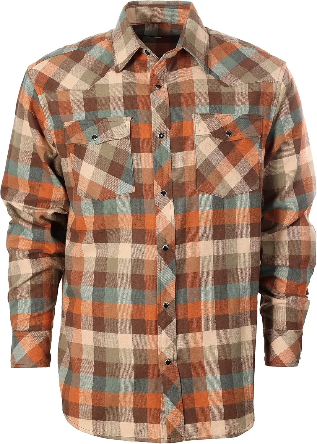 پیراهن چهارخانه مردانه Gioberti با دکمه فشاری، 100% پنبه پیراهن چهارخانه مردانه Gioberti با دکمه فشاری، 100% پنبه