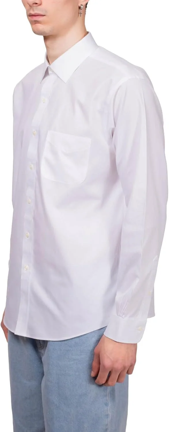 پیراهن مردانه بروکس برادرز مدل Ainsley با بافت ظریف و بدون نیاز به اتو، برش معمولی