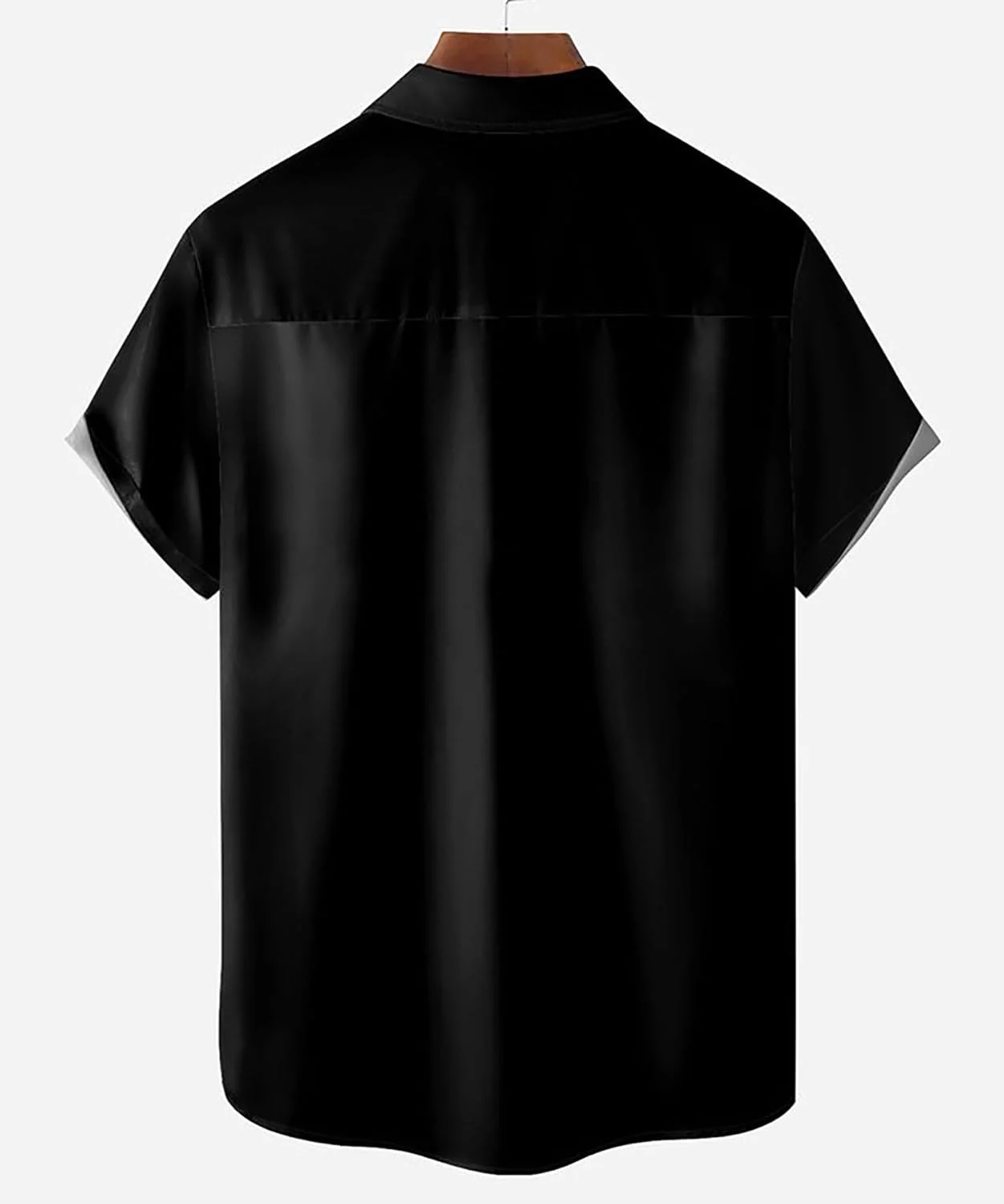 پیراهن مردانه طرح بولینگ مدل یکپارچه دکمه دار با طرح فلامینگو