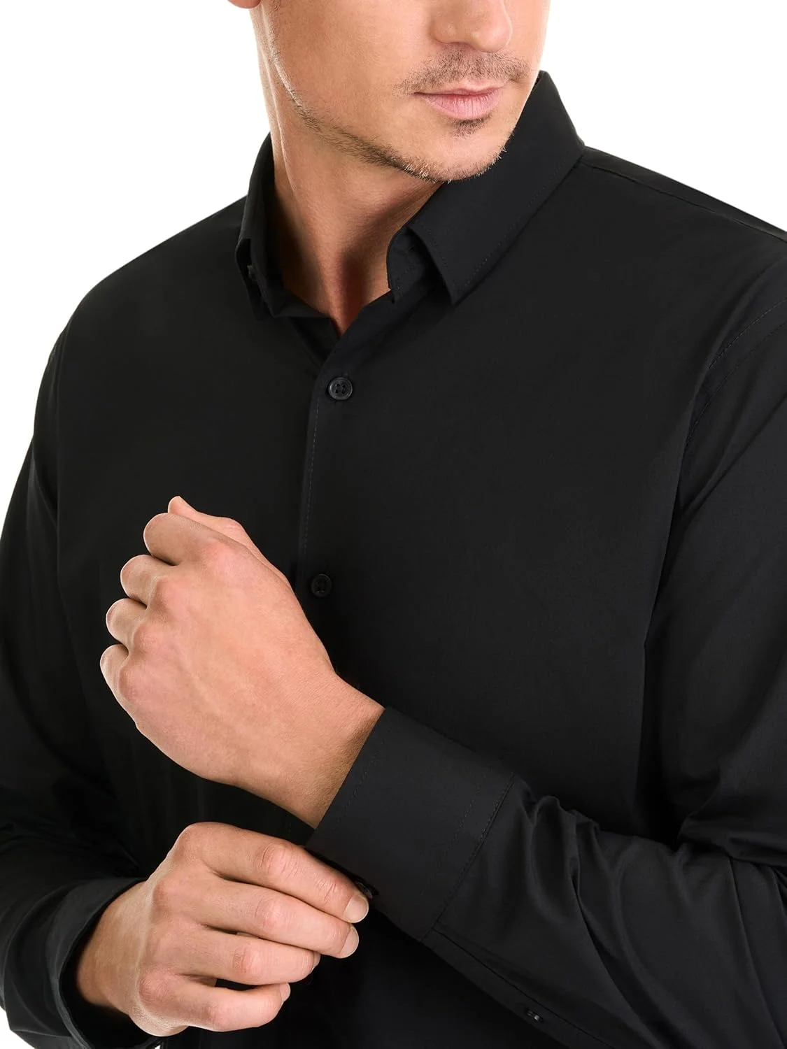 پیراهن مردانه آستین بلند کلاسیک ون هیزن با قابلیت کشسانی و ضد لک
