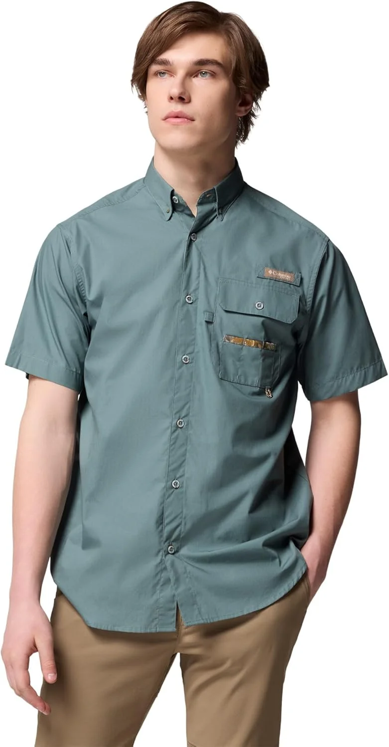 پیراهن آستین کوتاه مردانه کلمبیا مدل Sharptail