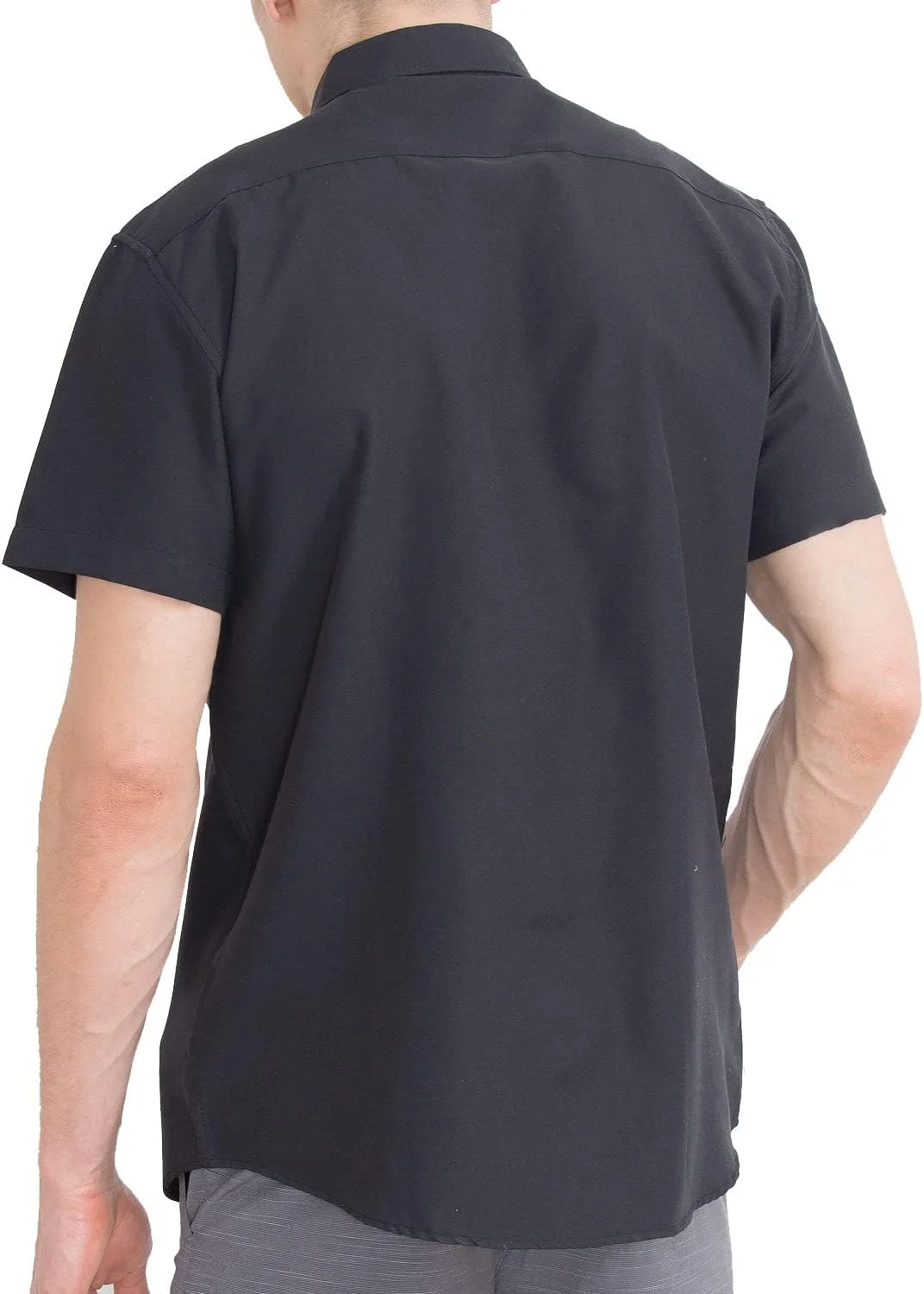 پیراهن مردانه Visive، بسته چندتایی، آستین کوتاه، دکمه دار، رنگ ثابت، سایز بزرگ