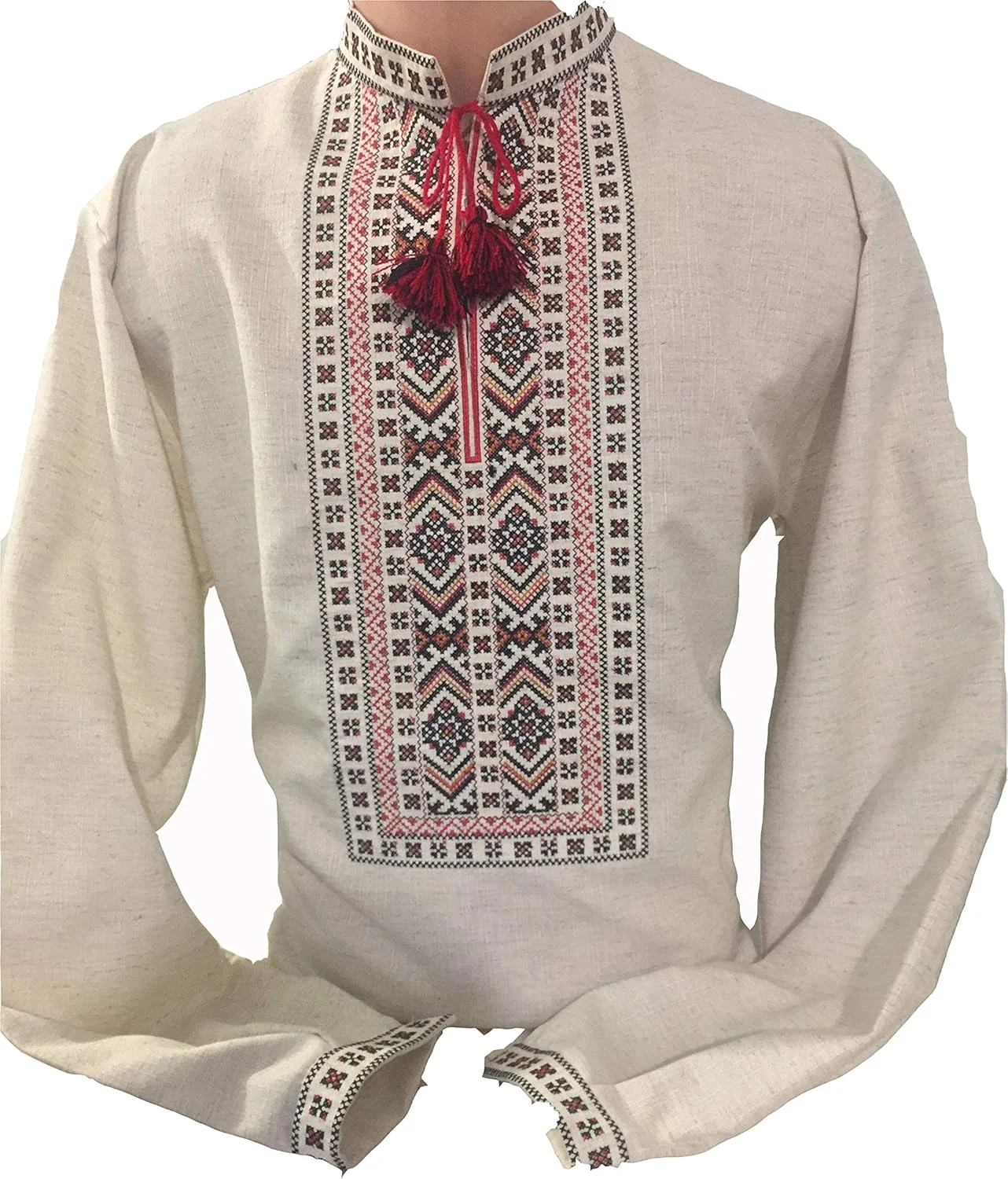 پیراهن آستین بلند اوکراینی گلدوزی شده، سوروچکا مردانه، سنتی قومی جدید میهنی