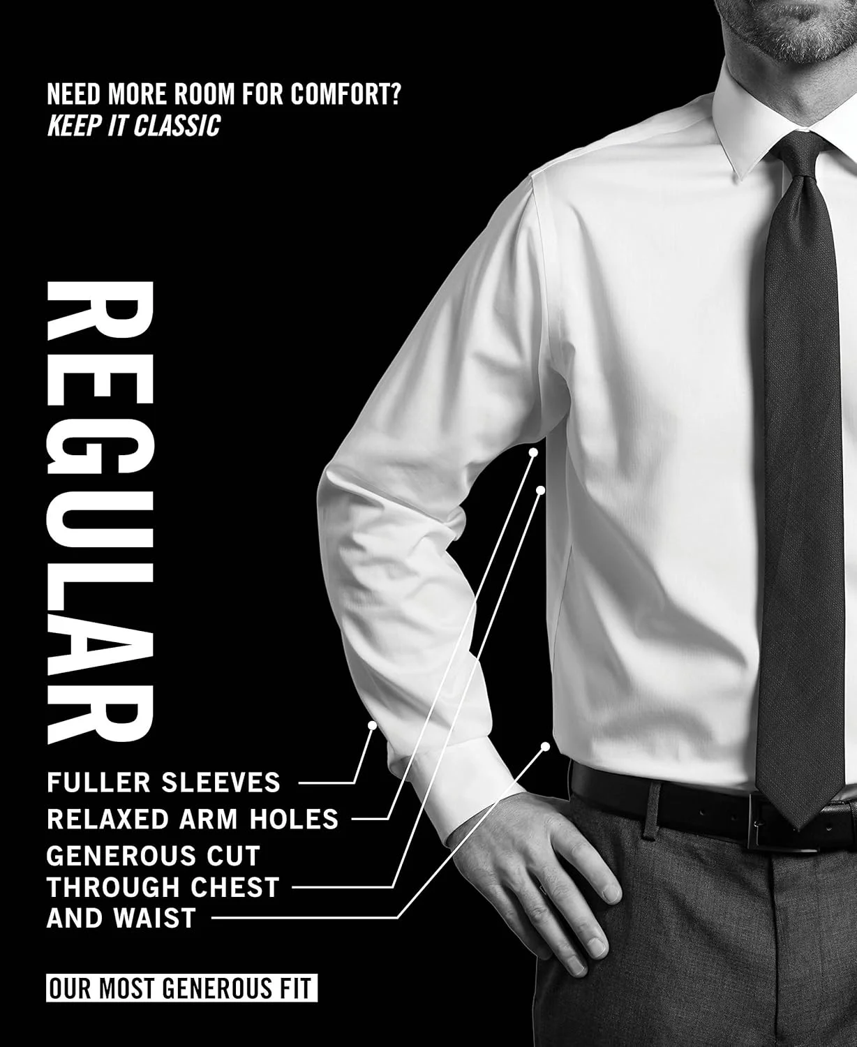 پیراهن مردانه تامی هیلفیگر، آستین بلند، نخی، بدون نیاز به اتو - انحصاری آمازون