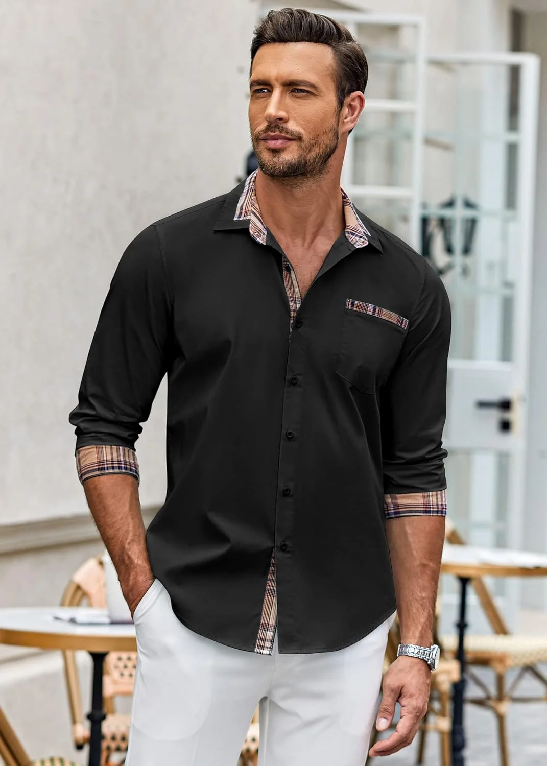 پیراهن مردانه غیر رسمی کوفندی