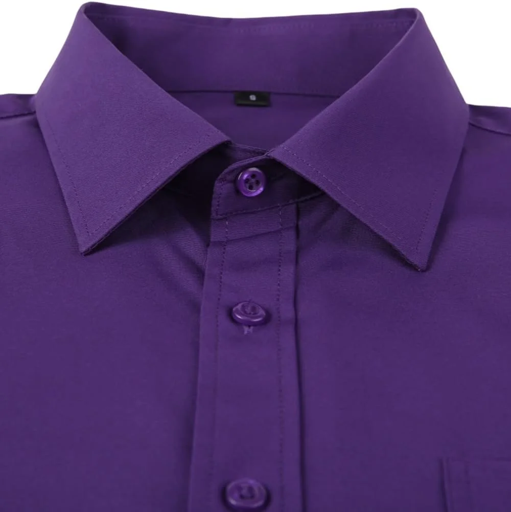 پیراهن مردانه آستین بلند دکمه دار، مناسب کار و جلسات رسمی، کشی و خوش فرم، با جیب پیراهن مردانه آستین بلند دکمه دار، مناسب کار و جلسات رسمی، کشی و خوش فرم، با جیب