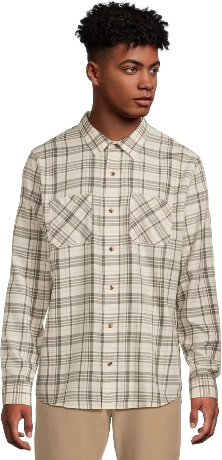 پیراهن چهارخانه مردانه تراویس متیو مدل Cloud Flannel