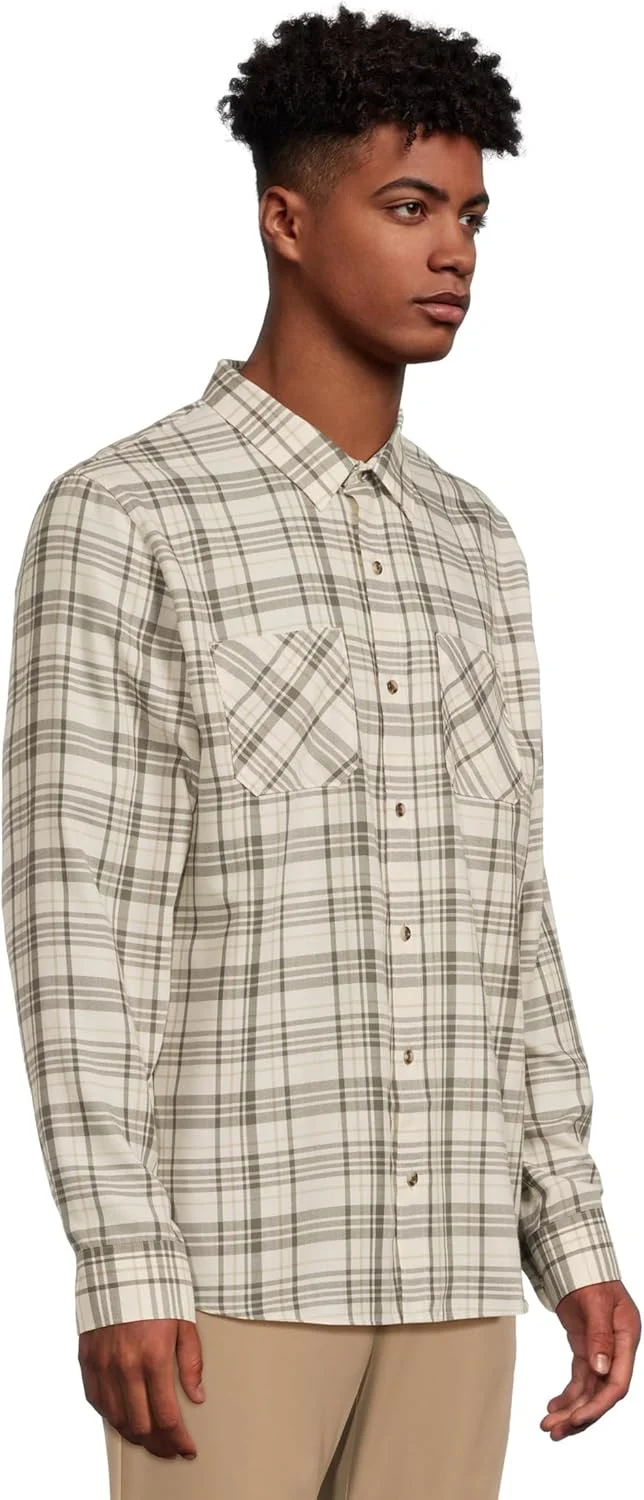 پیراهن چهارخانه مردانه تراویس متیو مدل Cloud Flannel