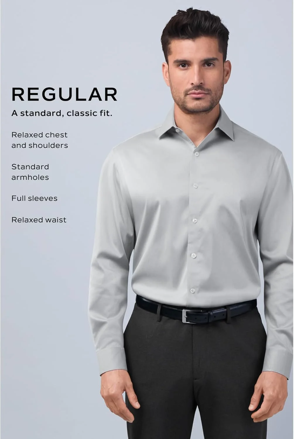 پیراهن مردانه ون هیزن، آکسفورد ساده، برش معمولی