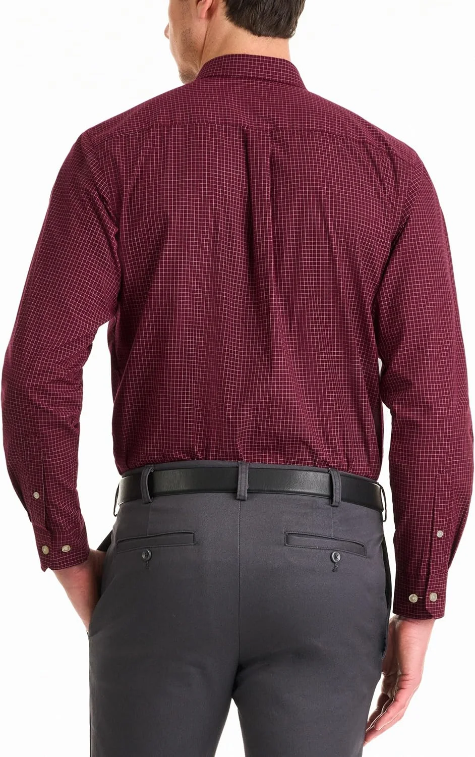 پیراهن آستین بلند مردانه ون هیزن، فرم اسلیم، پارچه کشی راحت