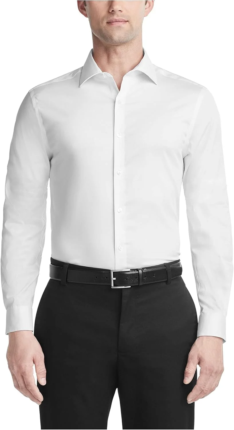 پیراهن مردانه ون هیزن، مدل Slim Fit، ضد چروک، یقه کشی و انعطاف پذیر
