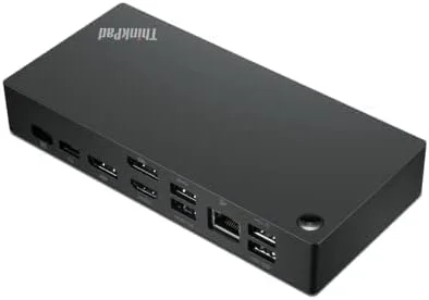 داک جهانی USB-C لنوو ThinkPad مدل 40AY0090 به همراه آداپتور HDMI به VGA