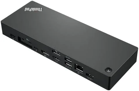 داک جهانی لنوو ThinkPad Thunderbolt 4 مدل UK/HK/SGP/MYS، مشکی، 40B00135UK