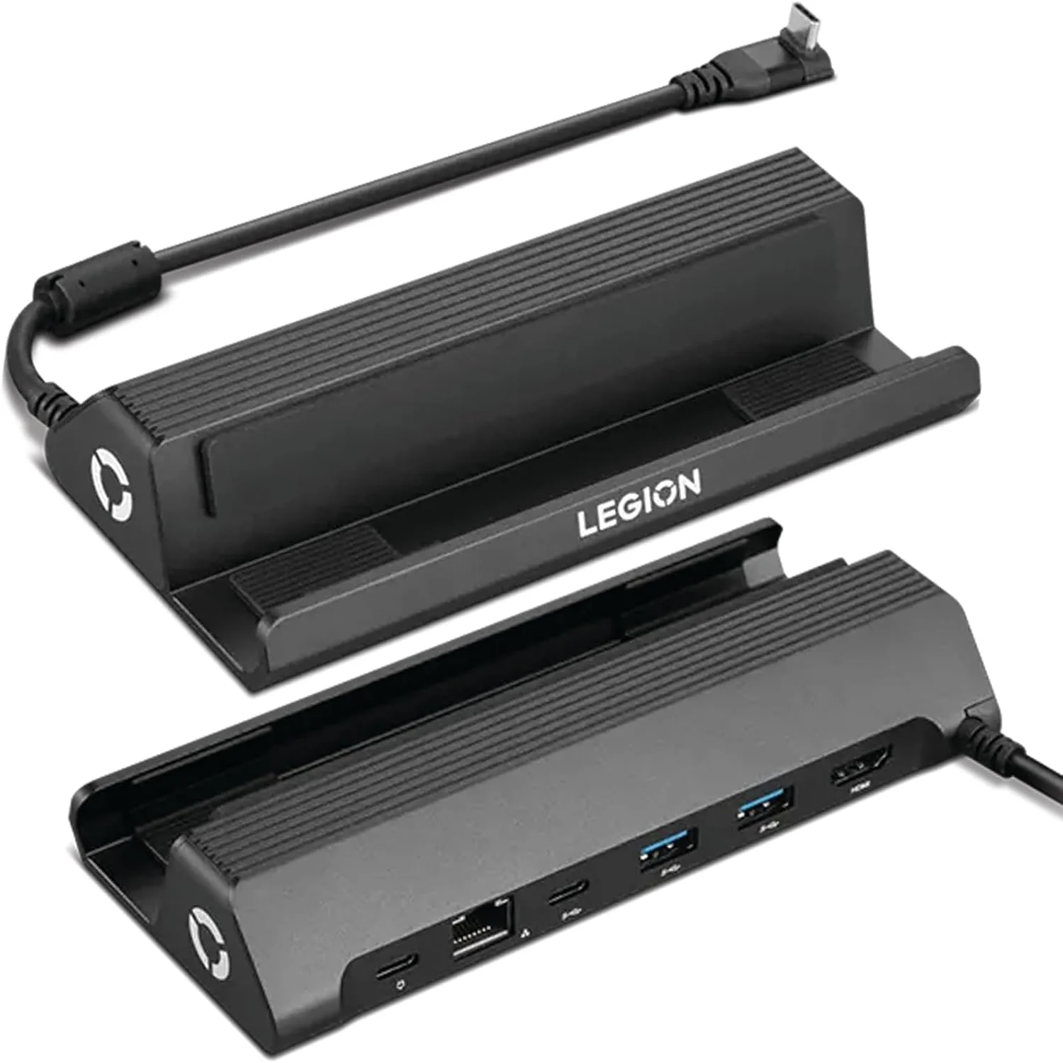 هاب داک USB-C لنوو Legion Go - لوازم جانبی گیمینگ 6 در 1، بهبود سرعت و بازدهی بازی، پشتیبانی از تصویر 4K برای کنسول Legion Go