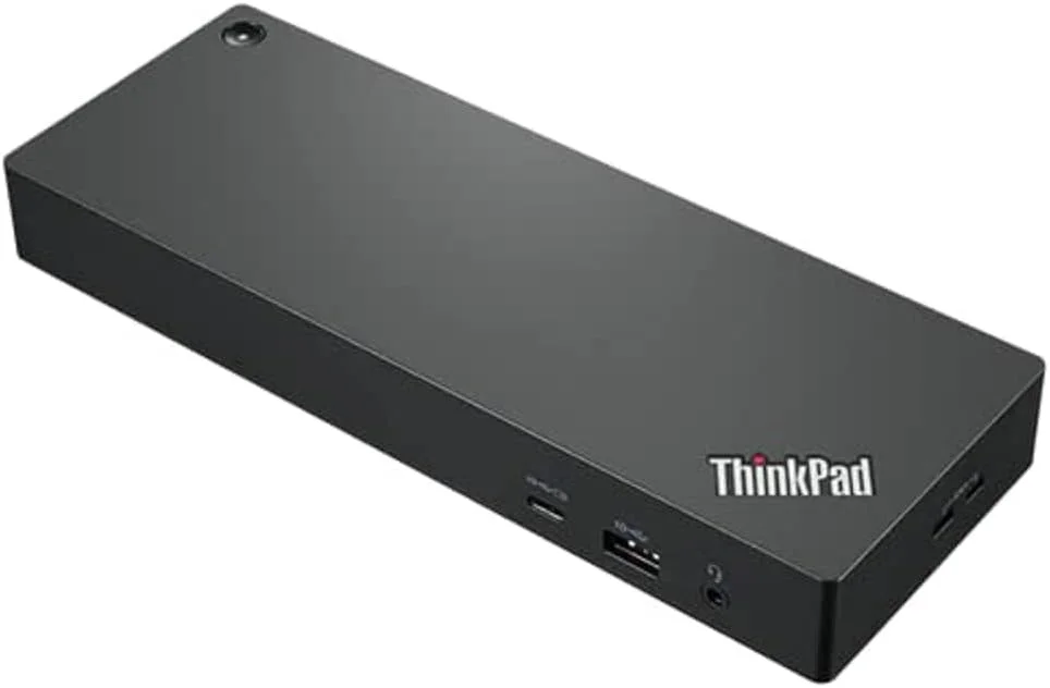 داک ایستگاه کاری لنوو ThinkPad Thunderbolt 4 - نسخه UK/HK/SGP/MYS، مشکی، 40B00300UK