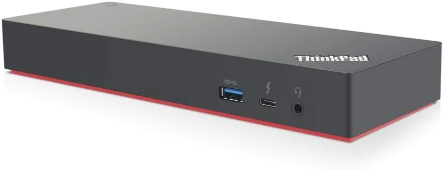 داک ایستگاه کاری Lenovo USA ThinkPad Thunderbolt 3 USB به همراه آداپتور 230 واتی و 65 واتی و کابل برق (شماره قطعه سازنده: 40AN0230US)