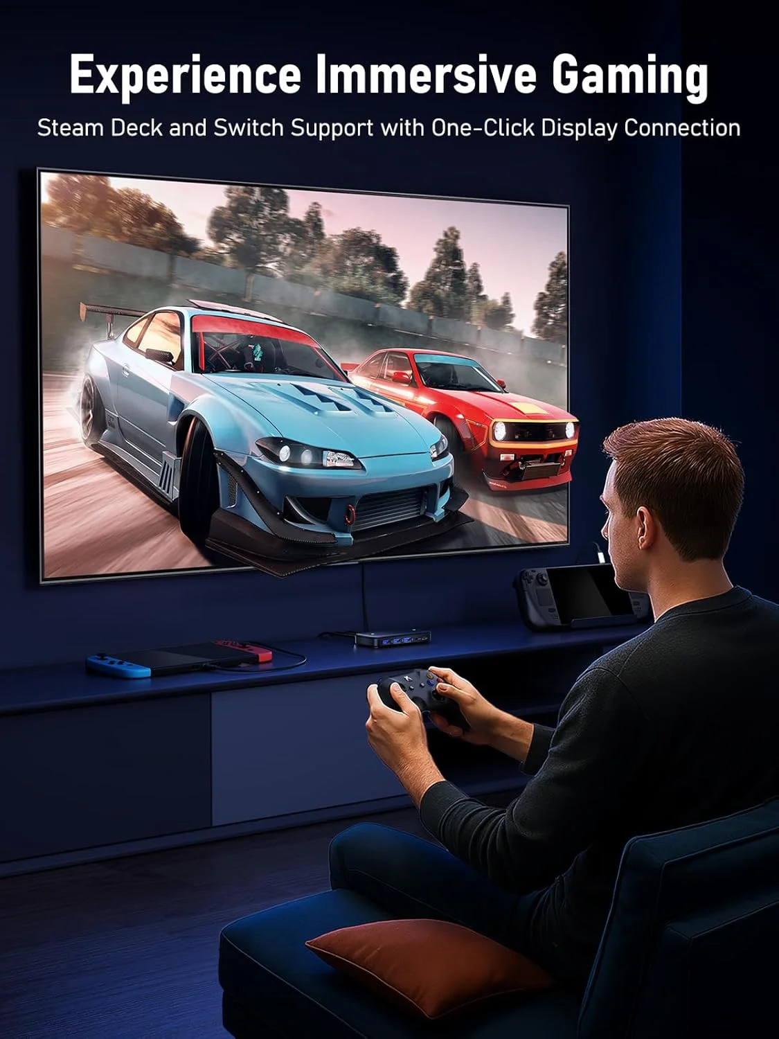 سوئیچ KVM لمورل USB C برای 2 کامپیوتر و 1 مانیتور با پشتیبانی از HDMI 4K@60Hz، دارای 4 پورت USB A/C برای به اشتراک گذاری 1 مانیتور، کیبورد/موس/پرینتر بین 2 کامپیوتر، 100W PD، صدای 3.5 میلی متری سازگار با ویندوز، مک، لینوکس، اندروید