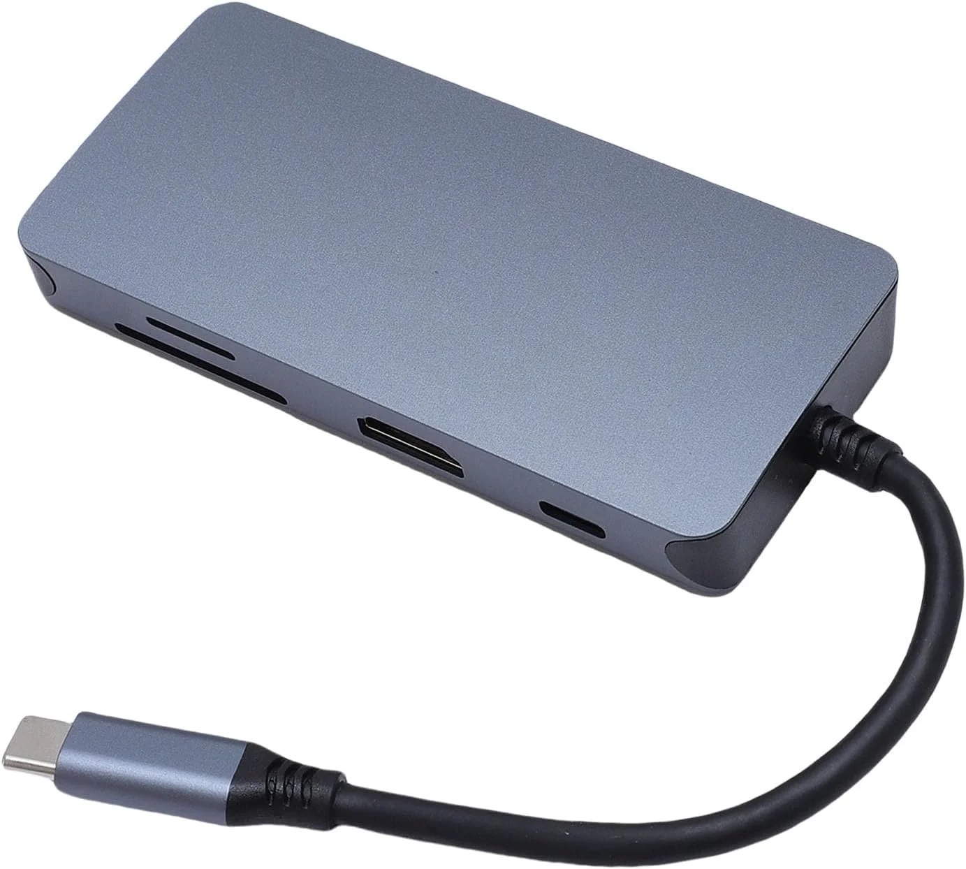 گستره وسیع پورت های Jiawu، توسعه دهنده USB هشت در یک، خروجی با کیفیت بالا، PD Type-C 4K، USB3.0، USB2.0، RJ45، رابط چند رسانه ای HD، هاب USB برای لپ تاپ