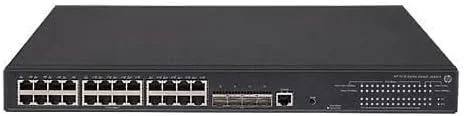 سوئیچ شبکه مدیریتی لایه 3 گیگابیتی 24 پورت HPE FlexNetwork 5130 با 4 پورت SFP+ و PoE+ (370W)