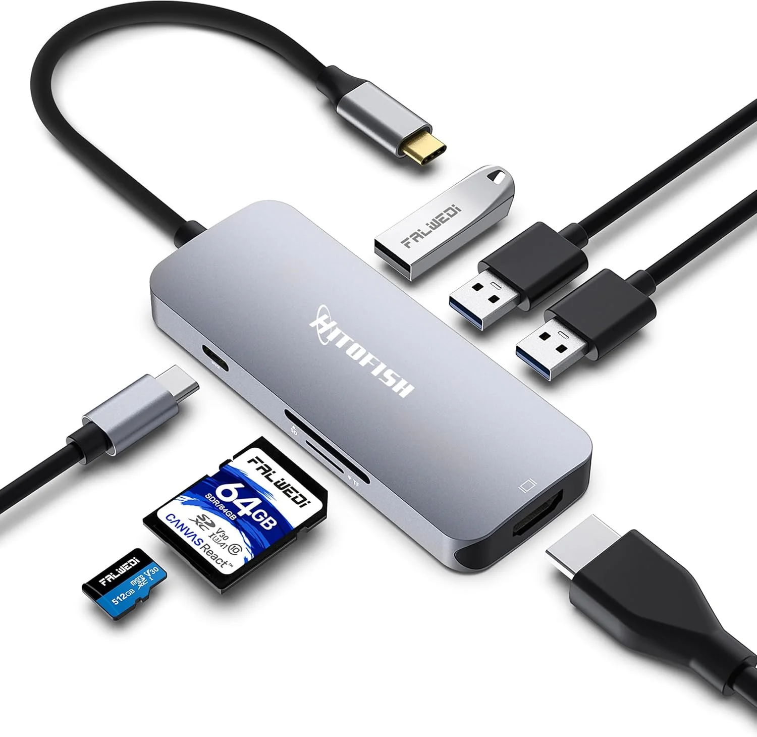 ایستگاه اتصال لپ تاپ USB C، آداپتور هاب چند پورت 7 در 1 Type C با 3 مانیتور (دوگانه HDMI، VGA، PD، اترنت، SD/TF، پورت های USB C/A، میکروفون/صوتی) سازگار برای لپ تاپ های MacBook/Dell/HP/Lenovo ایستگاه اتصال لپ تاپ USB C، آداپتور هاب چند پورت 7 در 1 Type C با 3 مانیتور (دوگانه HDMI، VGA، PD، اترنت، SD/TF، پورت های USB C/A، میکروفون/صوتی) سازگار برای لپ تاپ های MacBook/Dell/HP/Lenovo
