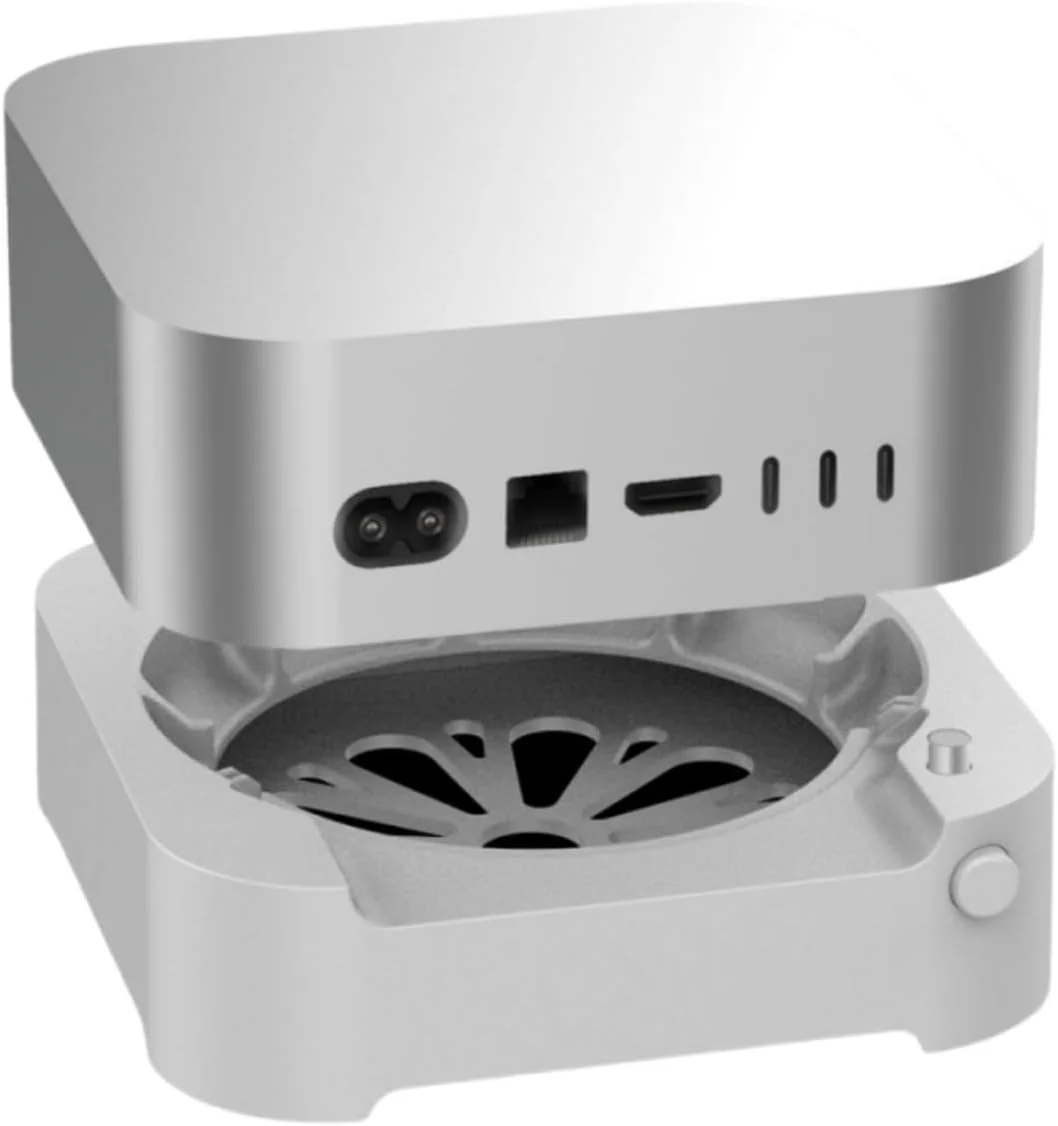 پایه داک برای مک مینی M4، پایه خنک کننده دفع حرارت برای مک مینی M4، برای M4 پرو 2024، دسترسی آسان با دکمه فشاری، سازمان دهنده رومیزی با تهویه، جلوگیری از گرم شدن بیش از حد پایه داک برای مک مینی M4، پایه خنک کننده دفع حرارت برای مک مینی M4، برای M4 پرو 2024، دسترسی آسان با دکمه فشاری، سازمان دهنده رومیزی با تهویه، جلوگیری از گرم شدن بیش از حد