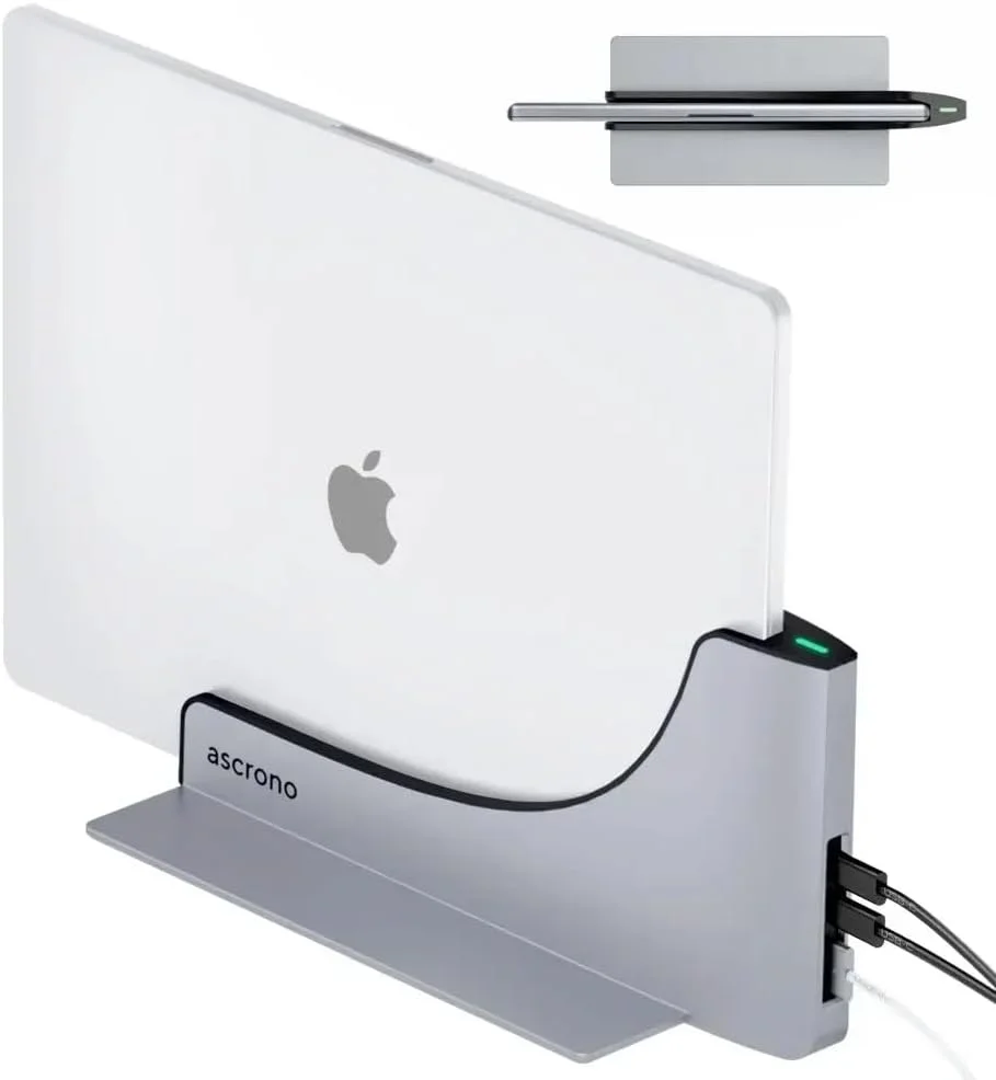 داک برای Apple MacBook Pro 16 اینچی - ایستگاه اتصال - اتصال دو نمایشگر با دو پورت Thunderbolt 4 USB-C - هاب ایستگاه اتصال مک - پشتیبانی از MacBook Pro 16 (2021-2024, M1,M2,M3,M4 Pro & Max)