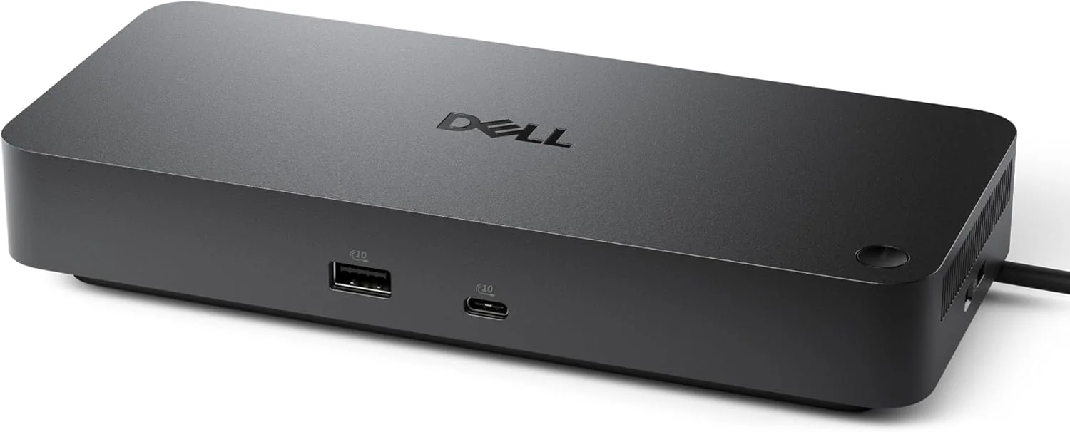 Dell Pro Dock WD25 - داک استیشن USB-C با توان شارژ 100 وات، پشتیبانی از 4 نمایشگر، 2 پورت DP 1.4، HDMI 2.1، 6 پورت USB، اترنت 2.5 گیگابیتی، طراحی فشرده و پایدار Dell Pro Dock WD25 - داک استیشن USB-C با توان شارژ 100 وات، پشتیبانی از 4 نمایشگر، 2 پورت DP 1.4، HDMI 2.1، 6 پورت USB، اترنت 2.5 گیگابیتی، طراحی فشرده و پایدار