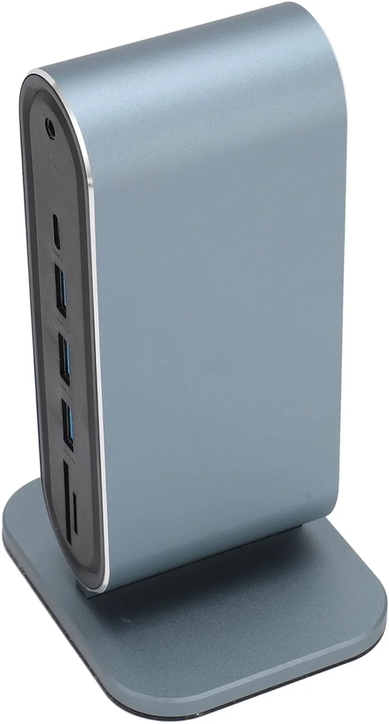 داک استیشن لپ تاپ Cryfokt 12 در 1 هاب انتقال پرسرعت USB C برای کاربران آلیاژ آلومینیوم داک استیشن لپ تاپ Cryfokt 12 در 1 هاب انتقال پرسرعت USB C برای کاربران آلیاژ آلومینیوم