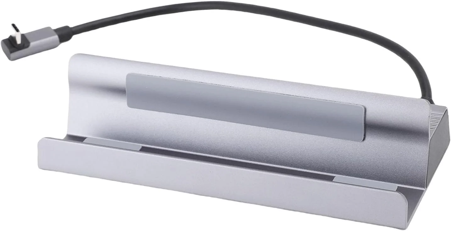 هاب USB کرایفوکت، ایستگاه داک USB C با USB 3.0 5Gbps و RJ45 1000Mbps، 6 در 1 برای لپ تاپ