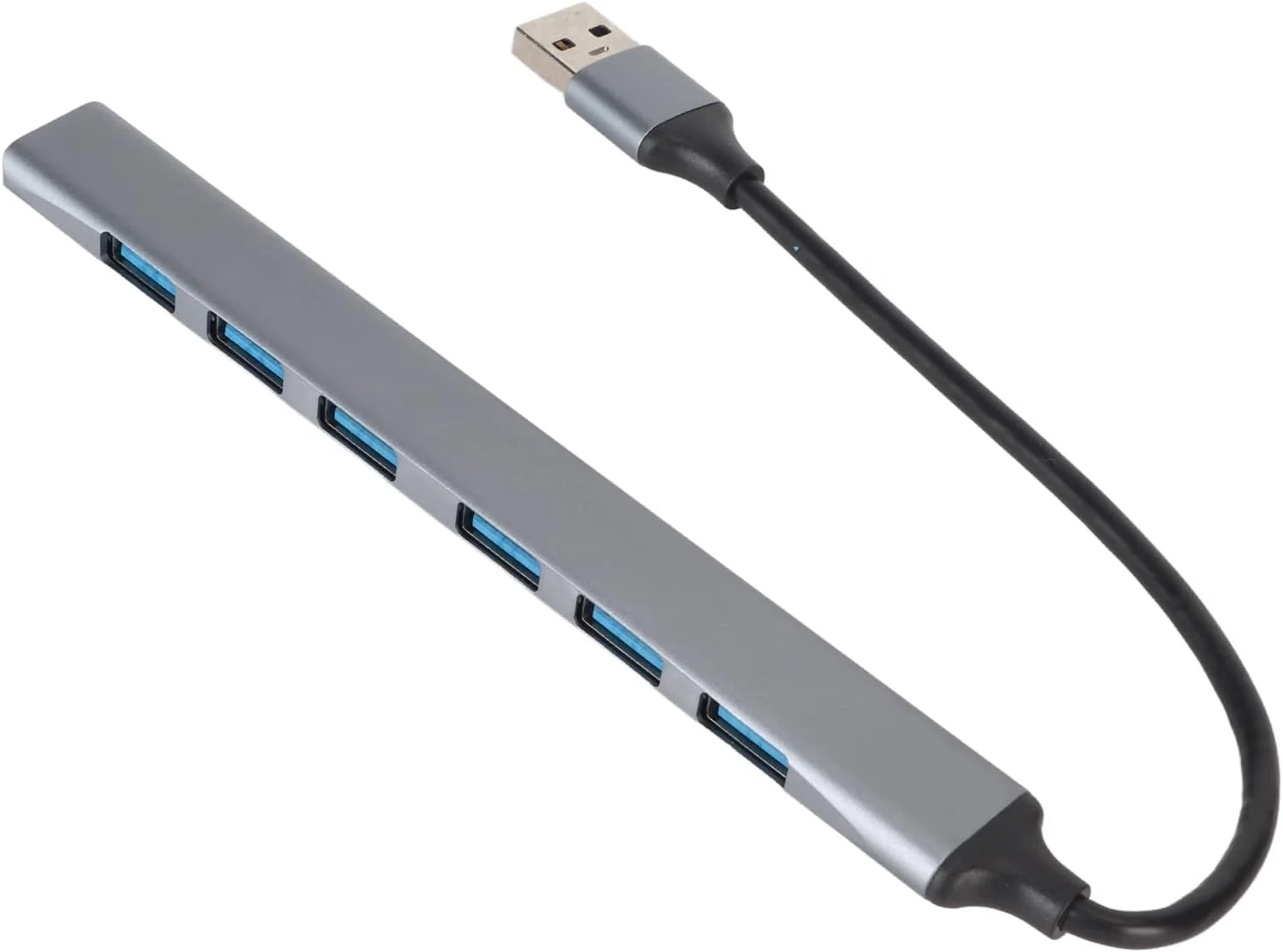 هاب اسپلیتر USB شیکریس 7 در 1 با طراحی فشرده، پورت های USB 3.0 و 2.0، اتصال و پخش آسان برای سفرهای کاری