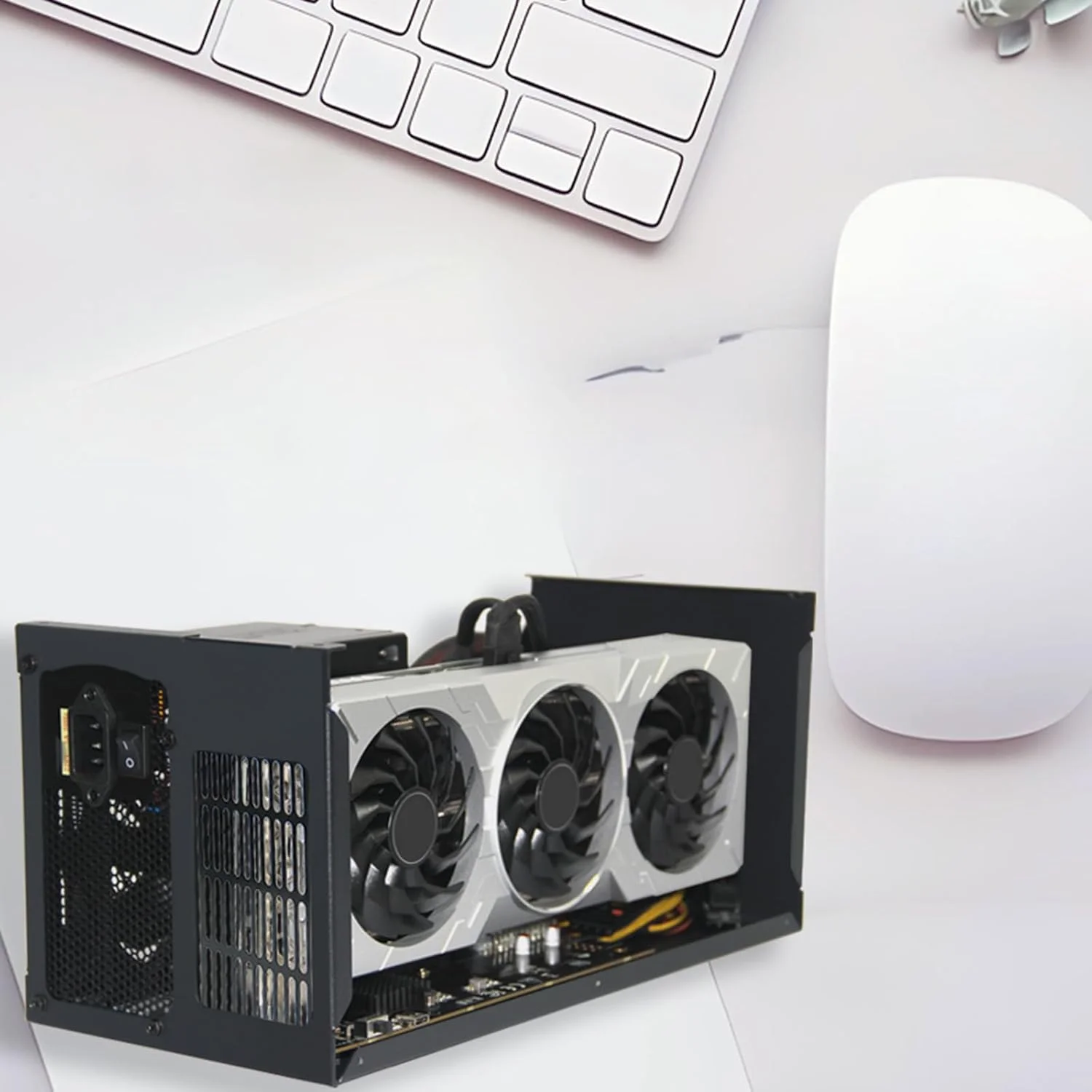 واحد توسعه GPU سازگار 3/4 PCIe داک گرافیک اکسترنال 40Gbps با بدنه فلزی و قابلیت انتقال نیرو برای تدوین ویدیو و بازی، GPU اکسترنال USB C برای تدوین ویدیو