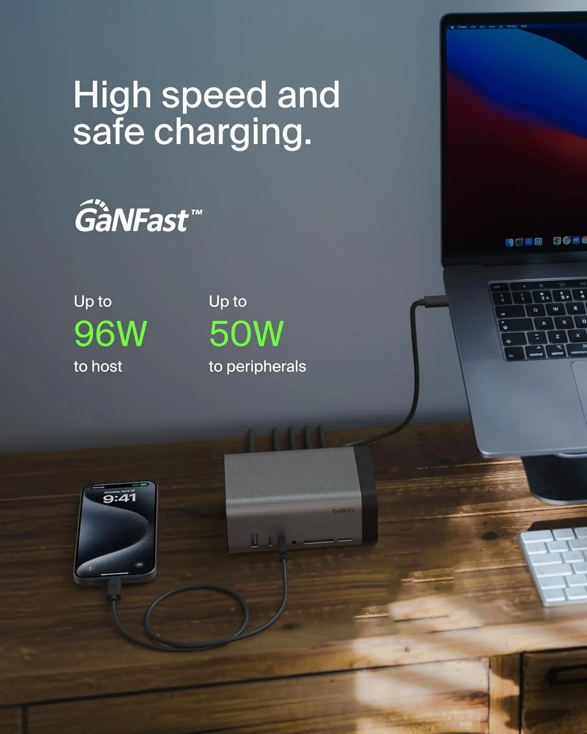 هاب USB-C بلکین، داک حرفهای 11 در 1 GaN 150 واتی، ایستگاه اتصال چند پورت با USB-C، USB-A، اترنت، SD، MicroSD، پورت 3.5 میلیمتری، پورتهای HDMI 4K برای نمایشگر سهگانه - سازگار با MacBook Pro و غیره هاب USB-C بلکین، داک حرفهای 11 در 1 GaN 150 واتی، ایستگاه اتصال چند پورت با USB-C، USB-A، اترنت، SD، MicroSD، پورت 3.5 میلیمتری، پورتهای HDMI 4K برای نمایشگر سهگانه - سازگار با MacBook Pro و غیره