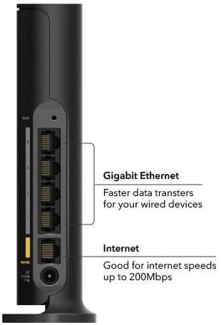روتر وای فای 6 دو بانده NETGEAR AX1600 4-Stream مدل RAX5 مشکی (بازسازی شده) روتر وای فای 6 دو بانده NETGEAR AX1600 4-Stream مدل RAX5 مشکی (بازسازی شده)