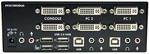 سوئیچ KVM دو پورت DVI USB استار تک مدل SV231DD2DUA