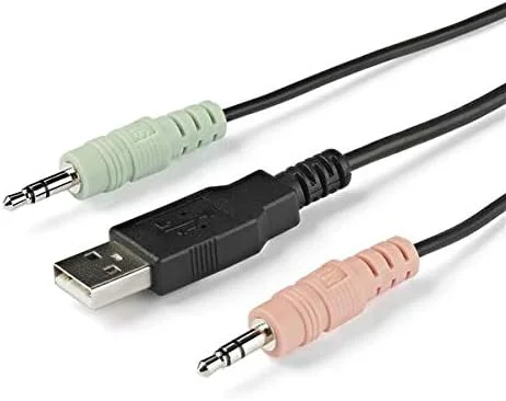 سوئیچ KVM دو پورت HDMI استار تک - 4K 60Hz - سوئیچ KVM رومیزی USB فشرده دو پورت UHD/Ultra HD با کابل های یکپارچه 1.2 متری و صدا - تغذیه از طریق USB و سوئیچینگ از راه دور - MacBook ThinkPad (SV211HDUA4K)