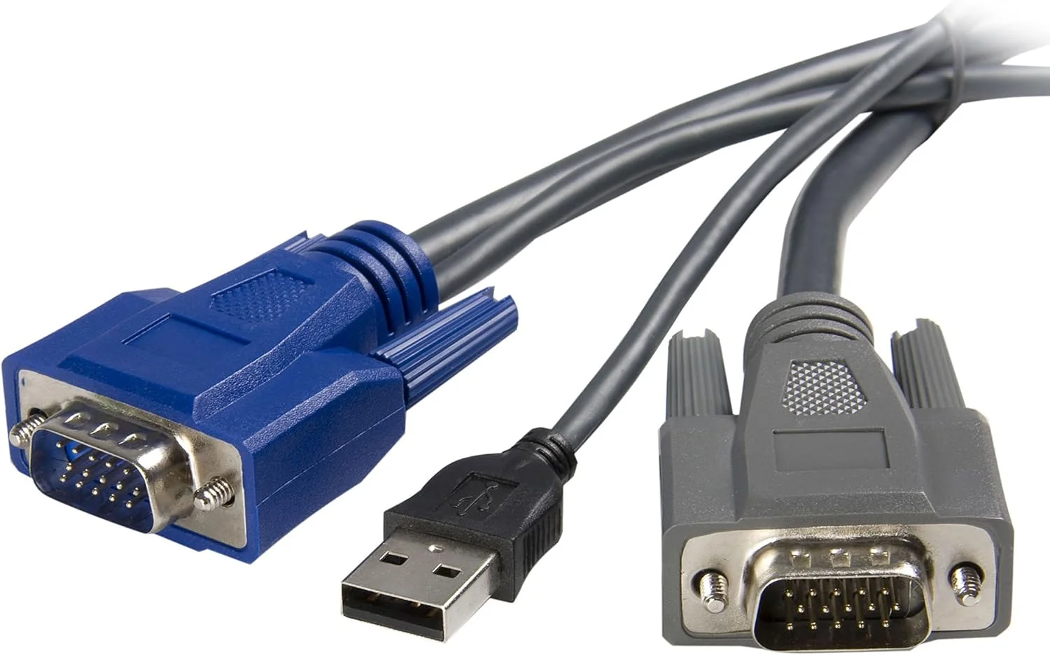 کابل KVM دو در یک VGA USB فوق العاده باریک 3 متری StarTech.com