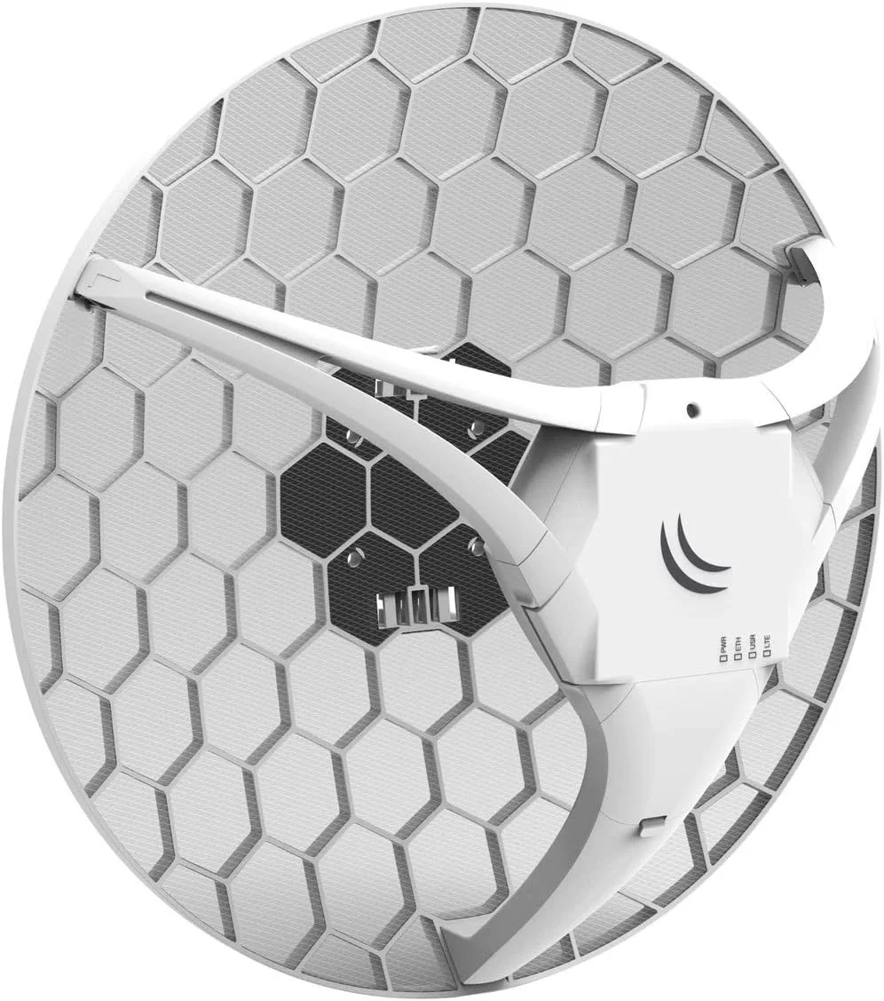 مودم LTE CAT6 مدل MikroTik LHG LTE6 kit برای مناطق دورافتاده با پوشش شبکه تلفن همراه مودم LTE CAT6 مدل MikroTik LHG LTE6 kit برای مناطق دورافتاده با پوشش شبکه تلفن همراه