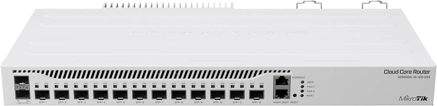 روتر اترنت Mikrotik CCR2004-1G-12S+2XS