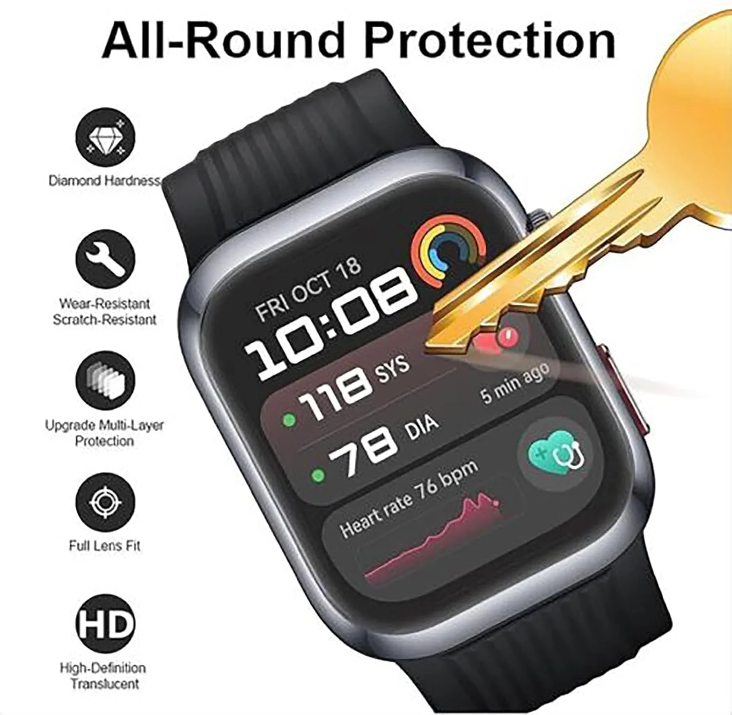 محافظ صفحه نمایش منحنی سه بعدی شفاف HD آزونی، بسته 3 عددی، پوشش کامل فیلم هیدروژل، ضد خش، فناوری خود ترمیم، بدون حباب، فیلم محافظ مقاوم در برابر سایش برای هوآوی واچ D2 محافظ صفحه نمایش منحنی سه بعدی شفاف HD آزونی، بسته 3 عددی، پوشش کامل فیلم هیدروژل، ضد خش، فناوری خود ترمیم، بدون حباب، فیلم محافظ مقاوم در برابر سایش برای هوآوی واچ D2