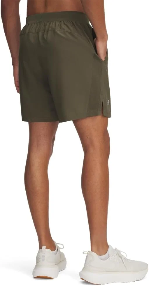 شلوارک ورزشی مردانه آندر آرمور مدل لانچ ران 7 اینچ بدون آستر شلوارک ورزشی مردانه آندر آرمور مدل لانچ ران 7 اینچ بدون آستر