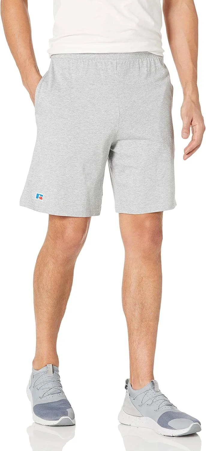 شلوارک نخی حلقه ای ممتاز مردانه راسل اتلتیک با جیب شلوارک نخی حلقه ای ممتاز مردانه راسل اتلتیک با جیب