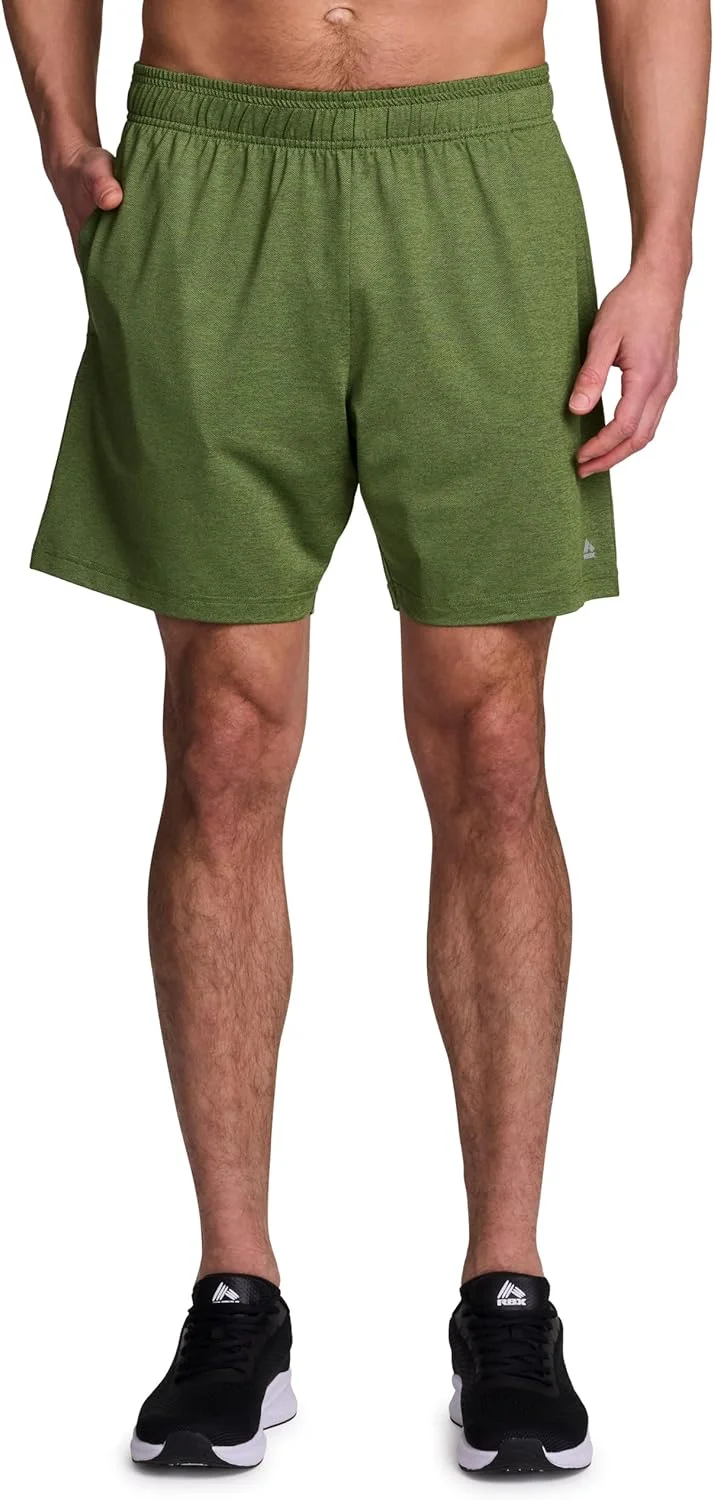 شلوارک ورزشی مردانه آر بی ایکس اکتیو، شلوارک تمرینی و دویدن با قابلیت جذب رطوبت و خشک شدن سریع به همراه جیب