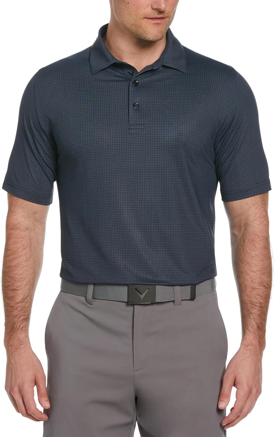 پولوشرت گلف مردانه کالاوی با طرح شورون فولارد، درزهای کشسان و محافظت در برابر آفتاب (موجود در سایزهای بزرگ) پولوشرت گلف مردانه کالاوی با طرح شورون فولارد، درزهای کشسان و محافظت در برابر آفتاب (موجود در سایزهای بزرگ)