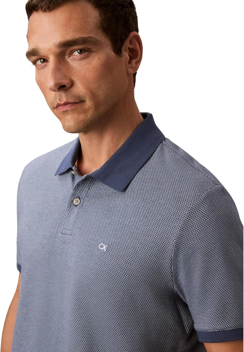 پولوشرت مردانه کالوین کلاین بافت دار و شیک