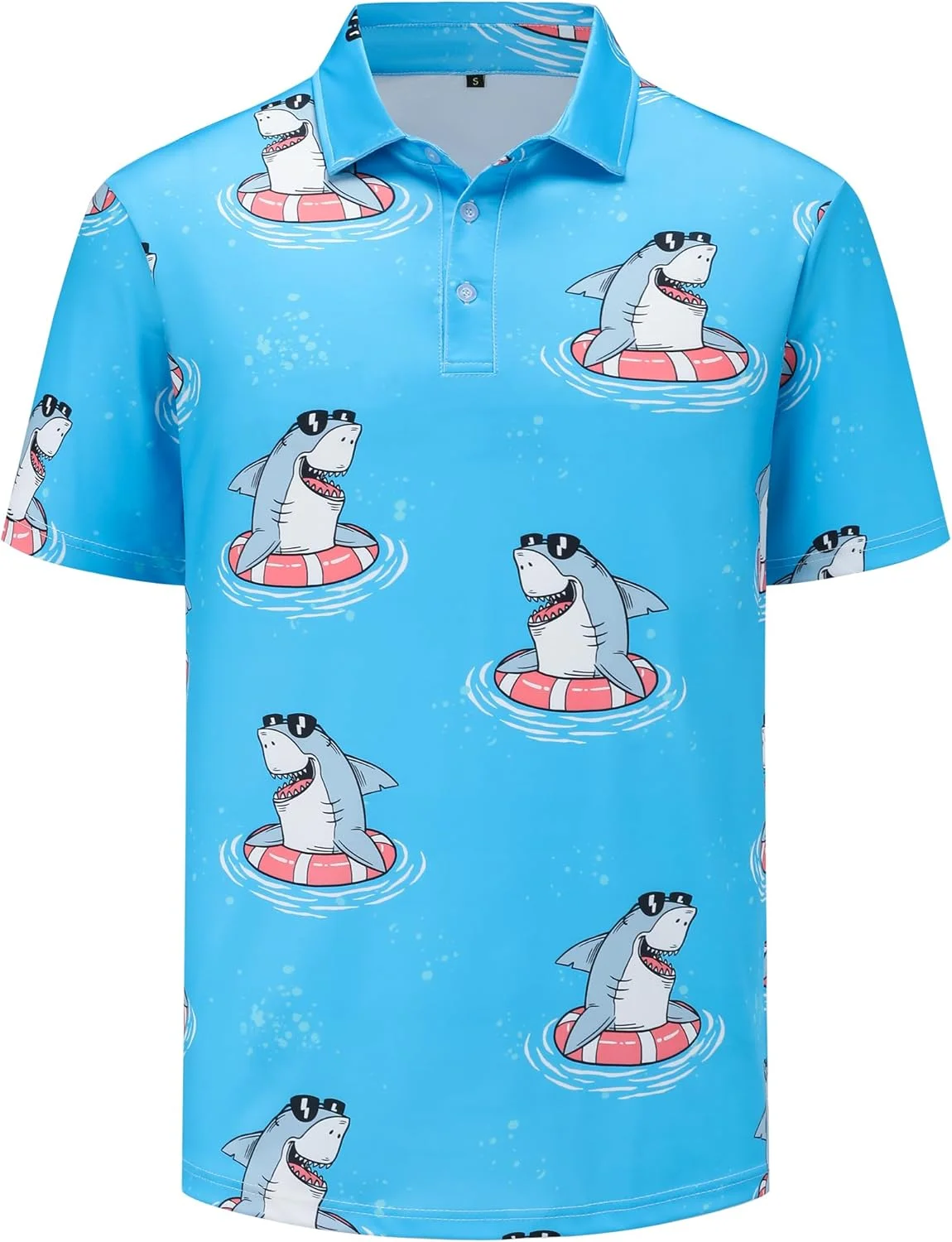 پولوشرت مردانه گلف، پولوشرت های خنده دار گلف مردانه آستین کوتاه با قابلیت جذب رطوبت و خشک شدن سریع